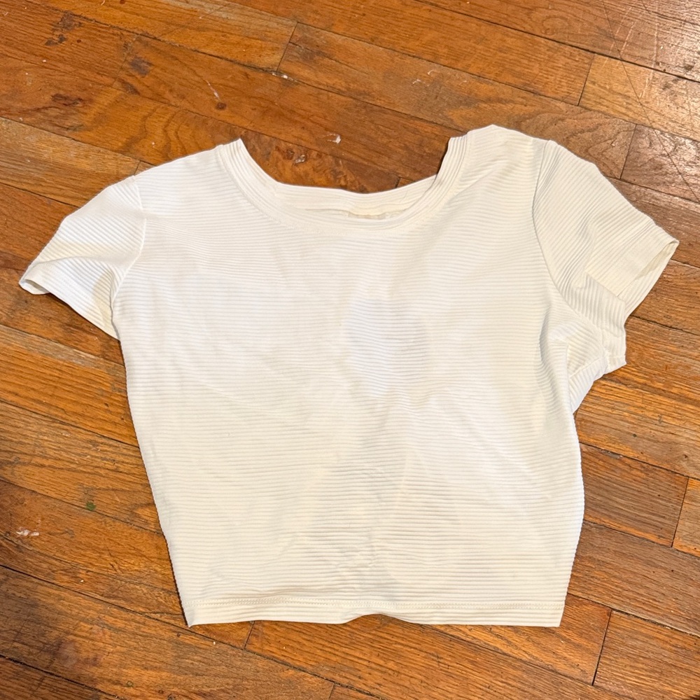 White Crop Top